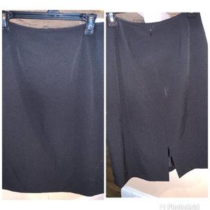 Dressy black Midi Skirt